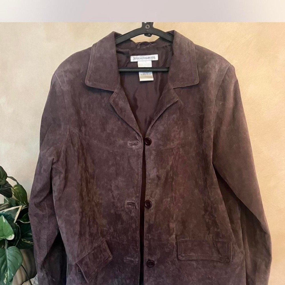 Vintage Brown Suede Jacket